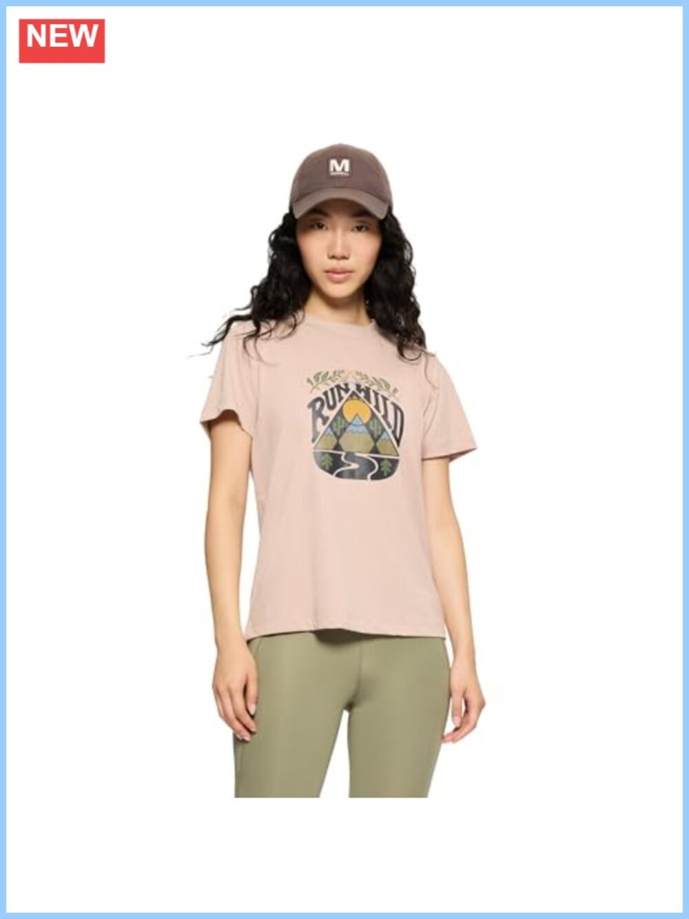 Merrell Women's At-Run Wild T-Shirt Crew Neck Short Sleeve Outdoor